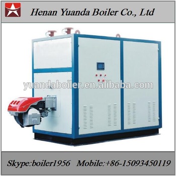 oil gas fired Vacuum Hot water boiler for central air conditioning project