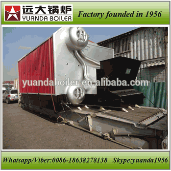Biomass wood fired fuel <font color='red'>used</font> <font color='red'>tire</font> and <font color='red'>used</font> plastic factory steam boiler 8 10 ton of steam