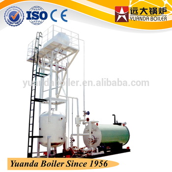 single drum horizontal diesel thermal hot oil heating boilers furnace with Italy Baltur burner