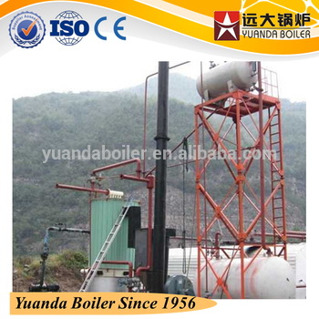 vertical type coal burning boiler heater furnace heating hot oil circulation system