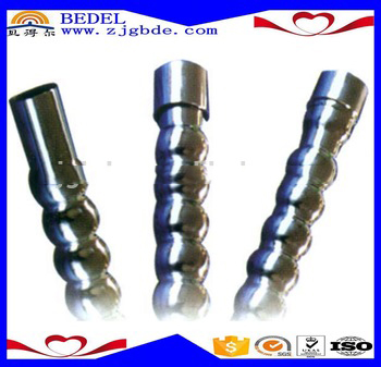 Extruded Copper or Carbon Steel Corrugated tube In Heat Exchanger Parts