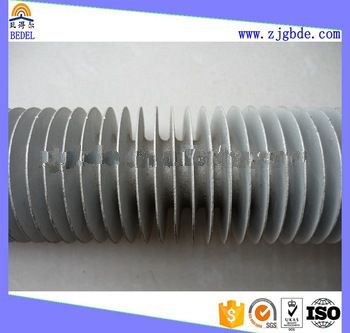 aluminium extruded fin tube or aluminium tube has competitive price from China manufacturer