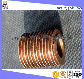 heat exchanger tube extruded single metal fin tube for radiator