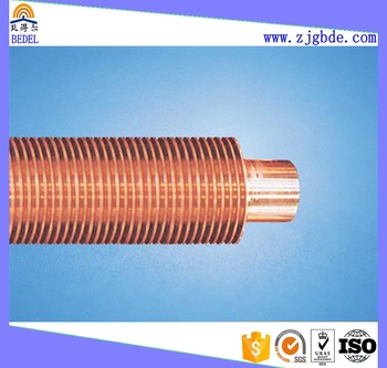 using good materials to heat exchange extruded single metallic finned tube