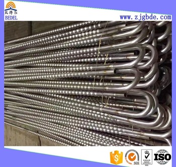 extruded stainless steel expansion wave tube for heat exchanger