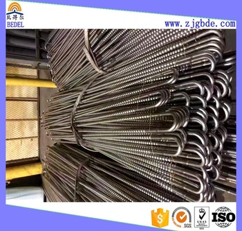 extruded stainless steel expansion wave tube for heat exchanger
