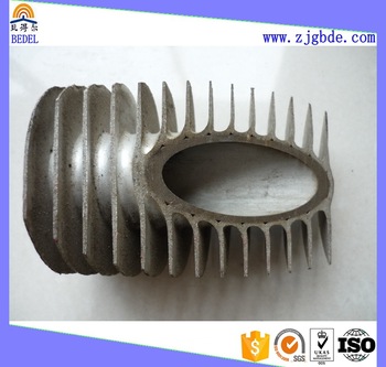 Al1060 aluminum extruded single metal finned tube for heat exchanger in frist grade
