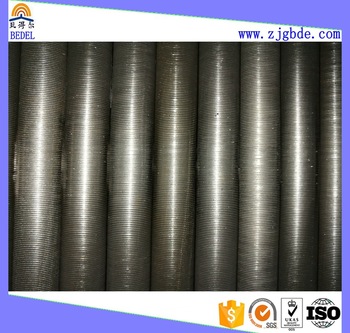 extruded copper low fin tube for heat exchanger