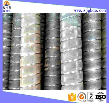 Extruded copper spiral finned tube and heat exchanger spiral fin tube