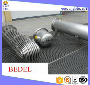 BEDEL provided customized U tube bundle shell and tube heat exchanger