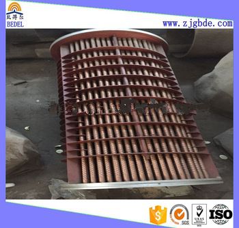 BEDEL industrial copper spiral Finned tube bundle heat exchanger