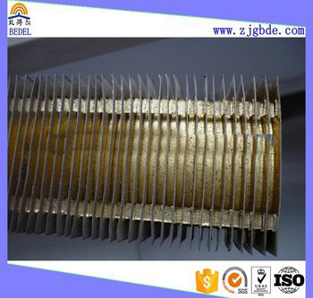 square fin tube copper fin tube