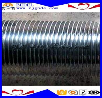 Copper or Carbon Steel Wound KL Type Fin Tube In Heat Exchanger Parts