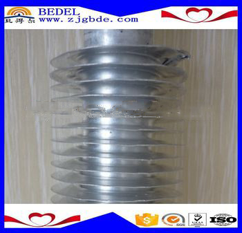 Copper or Carbon Steel Wound LL Type Fin Tube In Heat Exchanger Parts