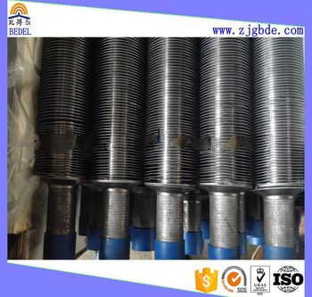 hot water tanks carbon steel tubes with aluminum l type finned tubes for heat exchanger