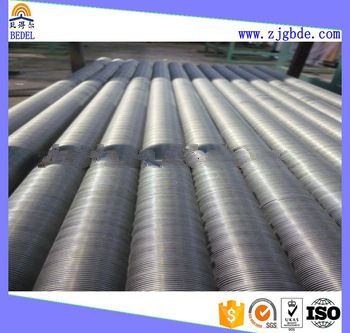 L wound knurled copper or aluminum fin tube