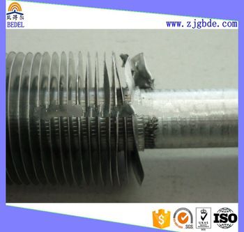 L wound knurled fin tube A179 tube aluminum fin tube for air cooler and heat exchanger